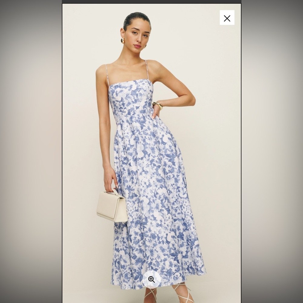 Reformation Monette Linen Dress
